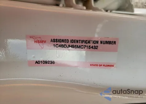 2021 Dodge Durango Srt Hellcat from USA, damaged, VIN 1C4SDJH95MC715432